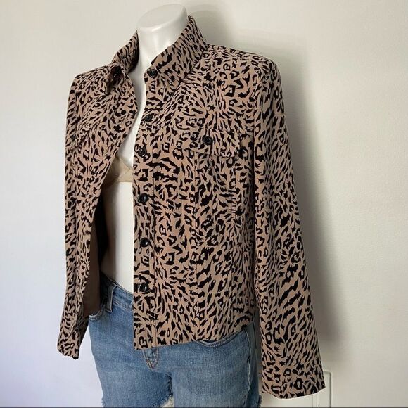 Vintage Nina Leonard Animal Print Jacket - Picture 5 of 6